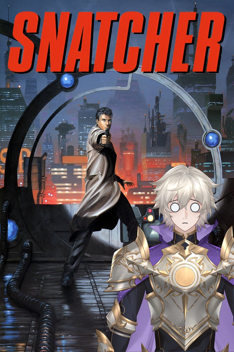 ZephyrSoulstice's tweet photo. It's time to hit the streets of Neo Kobe City!  Stick close or you might find yourself...snatched.

🔴 I’m live now to play Snatcher! https://t.co/AztZm3fwX4