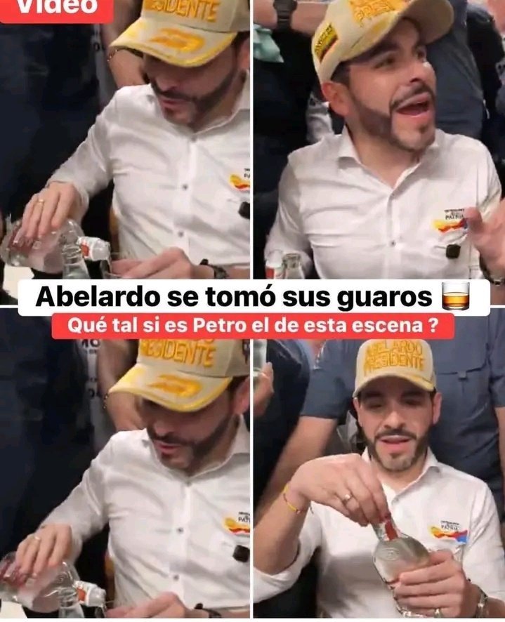 emiliolagos1's tweet photo. Al presidente Petro lo llaman borracho, aunque nunca lo vieron tomando aguardiente como al heredero d ellas AUC.

¿Qué dicen, abelardistas? https://t.co/JfpBXLEh0t