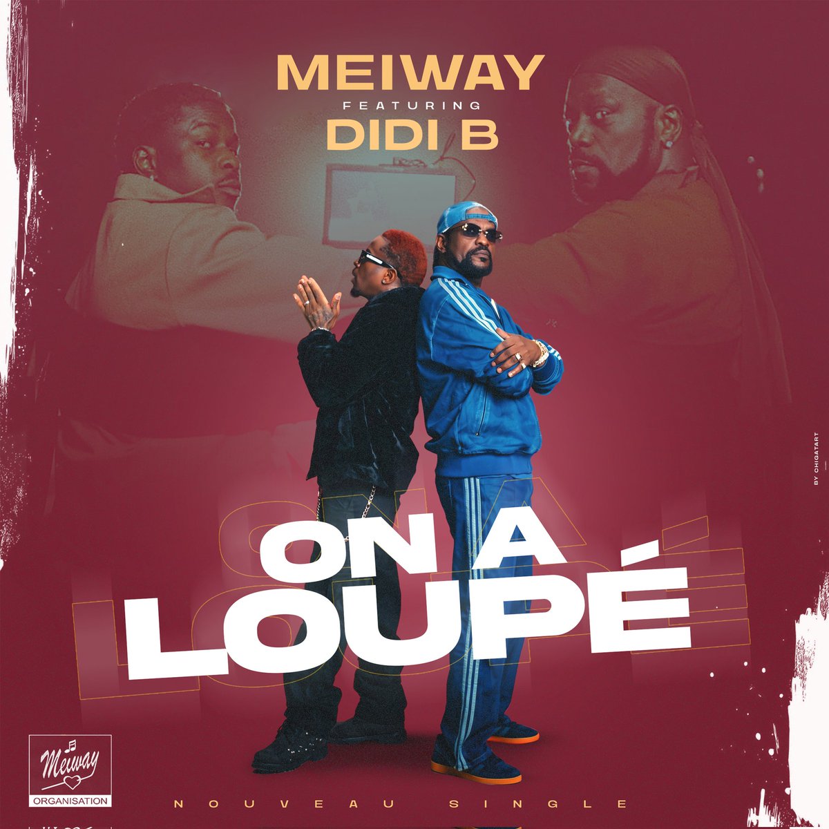 Meiway2's tweet photo. ***ALERTE FANTEAM****

Vous l'avez voulu, le voici, vous l'attendiez, le voilà...
 MEIWAY &amp; DIDI B pour la 1ère fois en collaboration sur le titre "On a loupé" 1er single du nouvel album en préparation...bonne écoute 🙏🏾🥳
#onaloupe #meiwayofficiel #didib https://t.co/SyOFAiQZXj