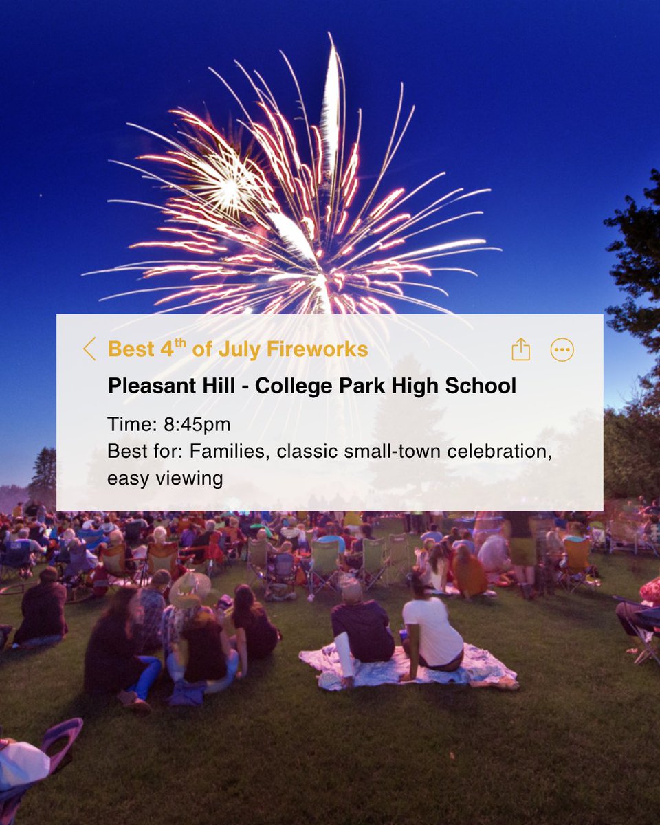 LivingInEastBay's tweet photo. Our top local spots to watch the fireworks this July 4th weekend 🎆
Where will you be watching?

Kat Sellis, MBA
📲 925-899-7779
📧 Kat@GoodAgent.org
https://t.co/4HHr2RL7vi Brokered by Real DRE#01858561
#WalnutCreek #EastBayLiving #WalnutCreekCA https://t.co/Yye6vG2GUl
