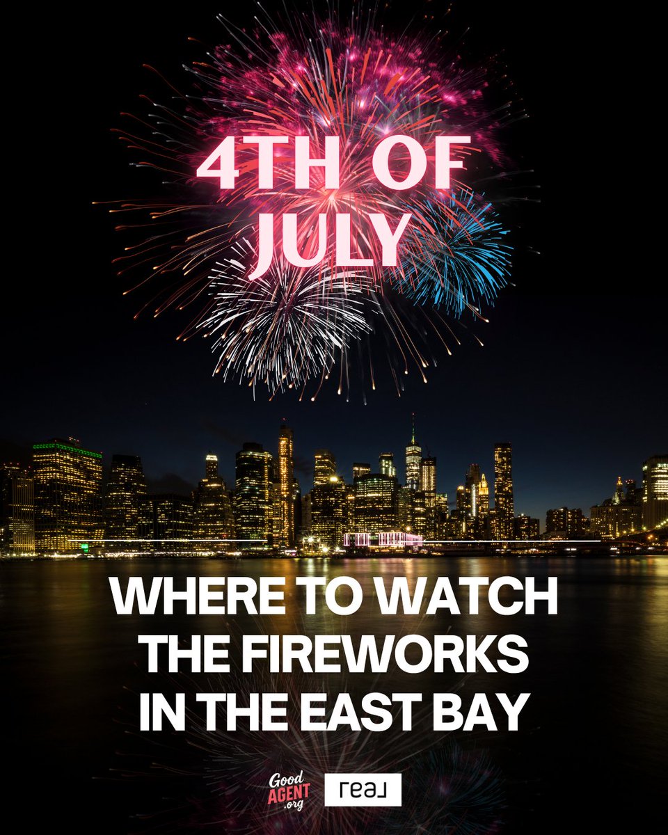 LivingInEastBay's tweet photo. Our top local spots to watch the fireworks this July 4th weekend 🎆
Where will you be watching?

Kat Sellis, MBA
📲 925-899-7779
📧 Kat@GoodAgent.org
https://t.co/4HHr2RL7vi Brokered by Real DRE#01858561
#WalnutCreek #EastBayLiving #WalnutCreekCA https://t.co/Yye6vG2GUl