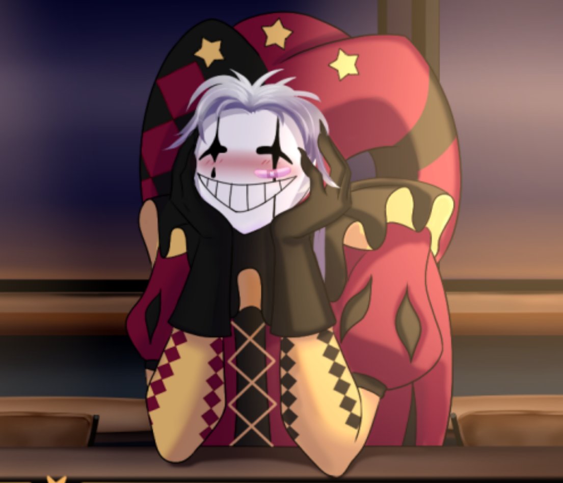 BluBell_77's tweet photo. @hexserath Ok, so..... I joined bc of Pierrot. Now yes day 2 was out. But I jumped into this with ZERO KNOWLEDGE, all I saw was that silly face he made in the game and I was curious. https://t.co/uqyGmGUlO8