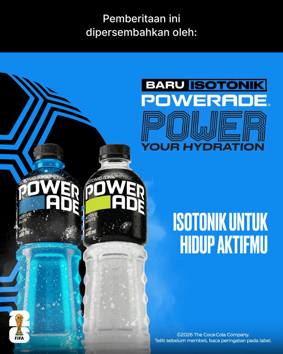 bolacomID's tweet photo. FT: Prancis 3-0 Swedia | Possessions: 61%-39% | Shots on Target: 12-2 | Fouls: 14-10
Tak Terbendung! Les Bleus Lumat Swedia, Melaju ke 16 Besar
@powerade.id POWERADE, POWER YOUR HYDRATION! ISOTONIK UNTUK HIDUP AKTIFMU
#Powerade #PowerYourHydration #pentasboladunia2026 #klyhub https://t.co/c3wRpeJw6R