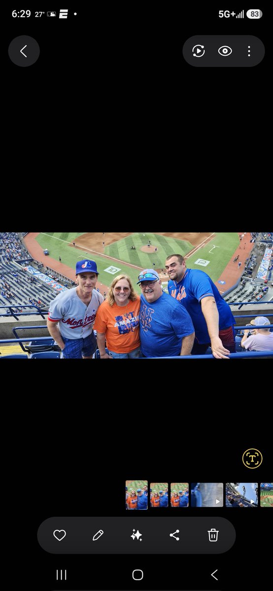 MuskokaguyGo's tweet photo. @hsimon62 @Schopptalk @Bulldogwgr @SalSports
Me, rocking the road Expos sweater, meeting Mets fans from Schenectady and reliving Expos/Mets memories from Olympic Stadium and Shea
#bluejaysvsmets #interleagueplay https://t.co/PsMyqLKjCI