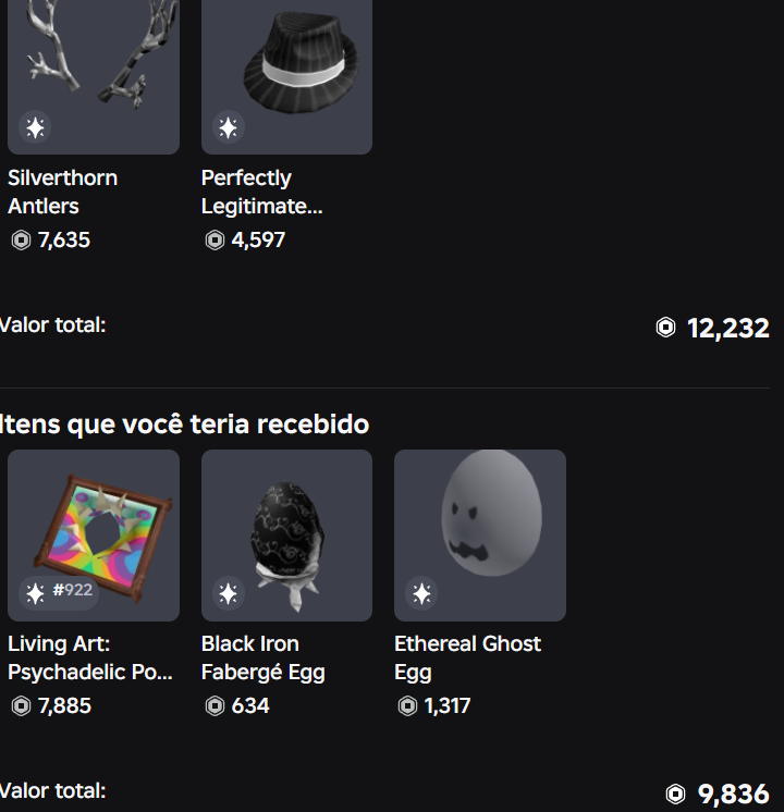edyRBX's tweet photo. me impressiona o número de idiotas no mercado de trade do roblox. deveria ter como reportar ou arruinar a reputação desse tipo de gente, perda de tempo https://t.co/W6daOTEd4m
