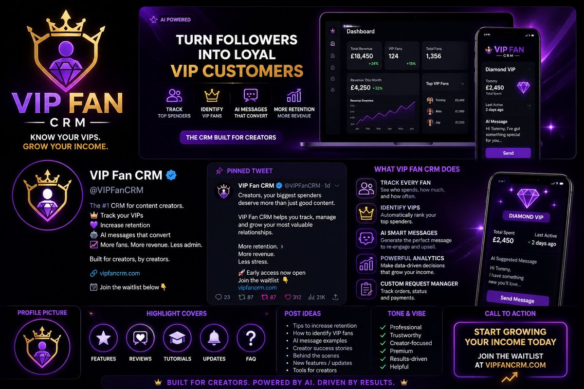 VIPFANCRM's tweet photo. @ManuAGI01 #BusinessGrowth #RecurringRevenue #OnlineBusiness #Startup #AITools https://t.co/nthcutOqdD