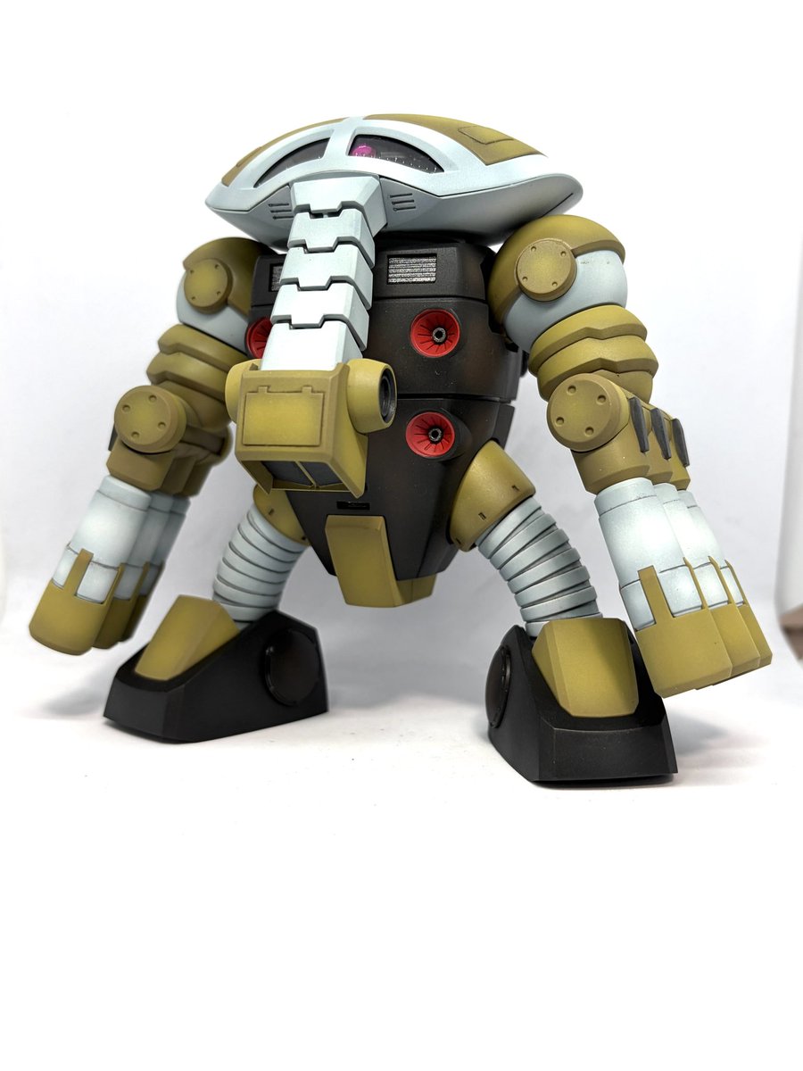 J_SIZE_JUSTICE's tweet photo. 本日の一台、
『1/144 HGUC ジュアッグ』

全体グラデーション塗装、
モノアイをレンズ状にしただけ。

どう考えてもデザインが、
ガンダムよりタイムボカンとかマジンガーだけど、
そこが逆にモビルスーツの中では特徴的で良い感じ。

#gundam 
#ガンダムuc 
#ジオン残党軍 
#ジャブロー潜入 https://t.co/XDXohK61Ra