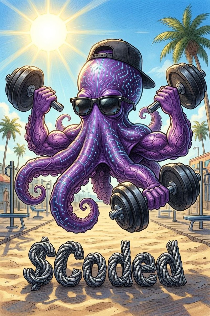 abdulsol7's tweet photo. @Manicdyor $CODED is the next big thing, don’t snooze it, @TheOctopusAI is cooking something massive https://t.co/u3cNv8fOcZ