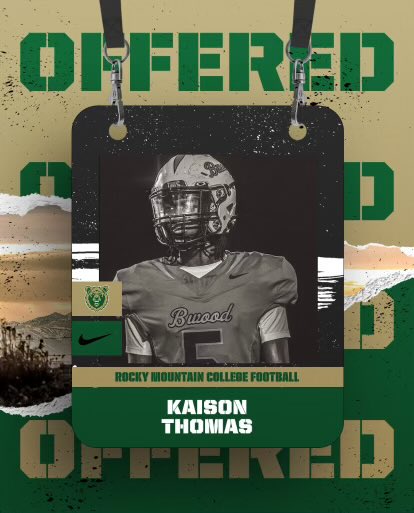 KTrocket09's tweet photo. Blessed to have received my first offer from Rocky Mountains College @CoachBroderickT @coachluster2 https://t.co/0S3qakJt1f
