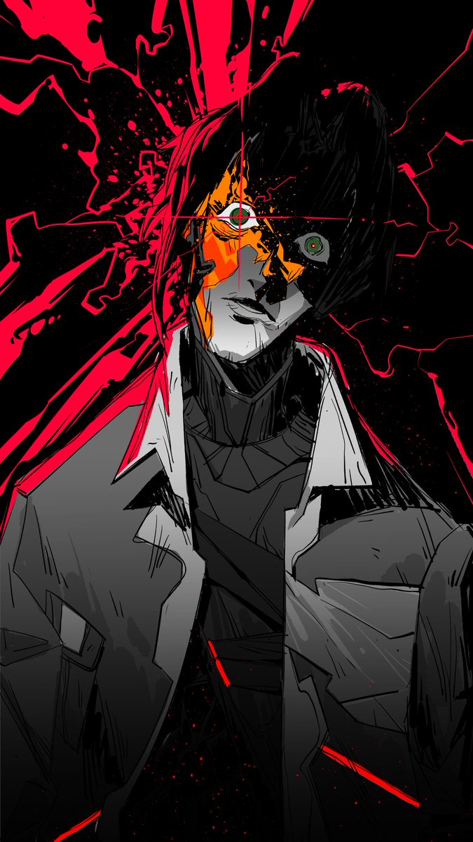 CivyYapper's tweet photo. D (Dee)
When I finished rendering it, he changed from a sadboi to an edgelord.
#edgerunners2 https://t.co/O5dbrMDi4h