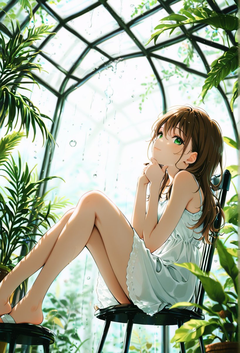 SpotAIFails's tweet photo. AI画像の不自然な点を見つけて、見つけたら教えてね！🔍 Find the AI glitches in this cozy scene! ✨ #AI #AIgenerated #SpotAIFails #stablediffusion #BotanicalCafe #SummerVibe #Greenery https://t.co/FAdssN28l0