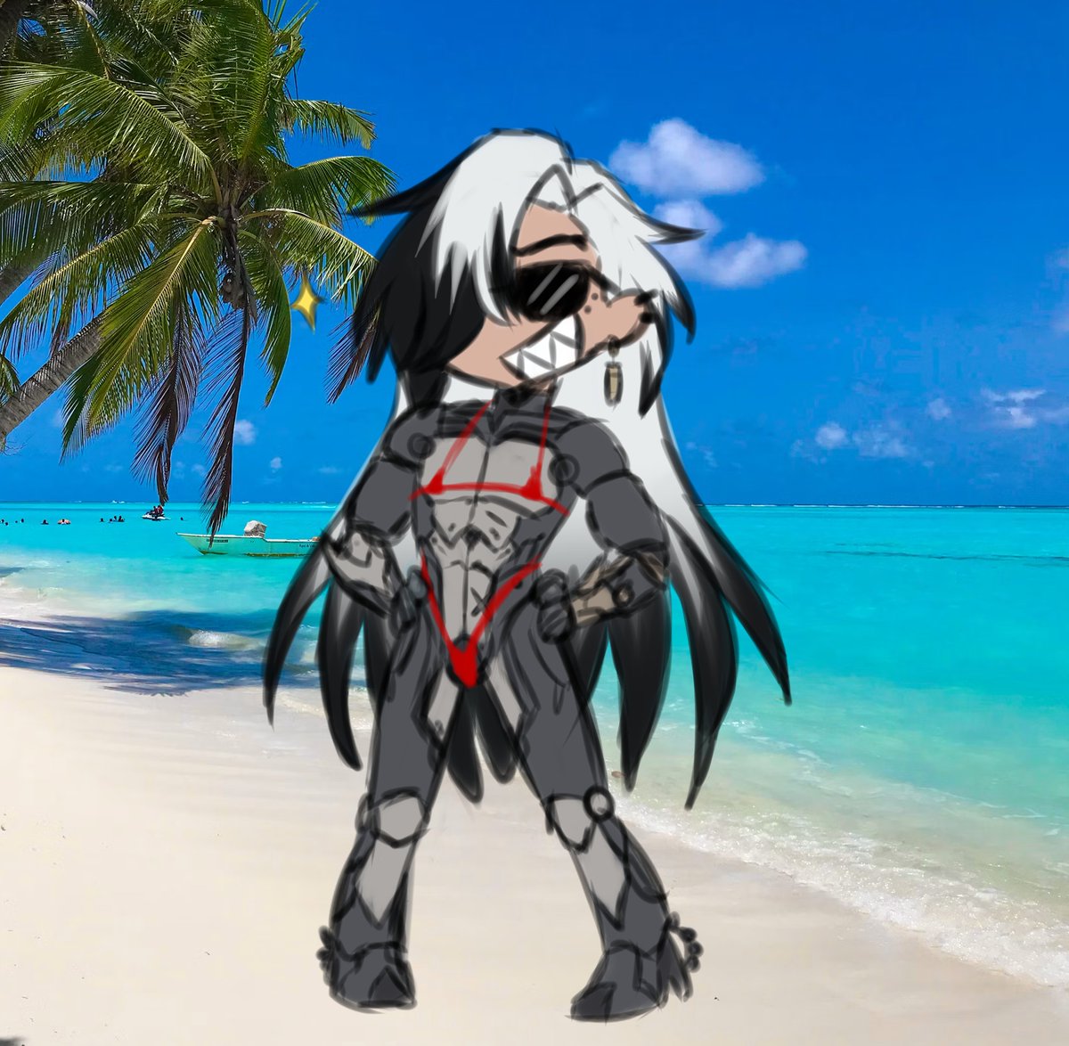 S1lver_Cowboy's tweet photo. I guess we're doin' beach SPs now https://t.co/s4WSx2DtcZ