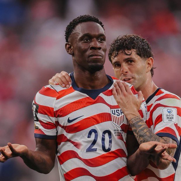 _captainpulisic's tweet photo. folarin balogun thank you for your service https://t.co/dfD7NNsO7t