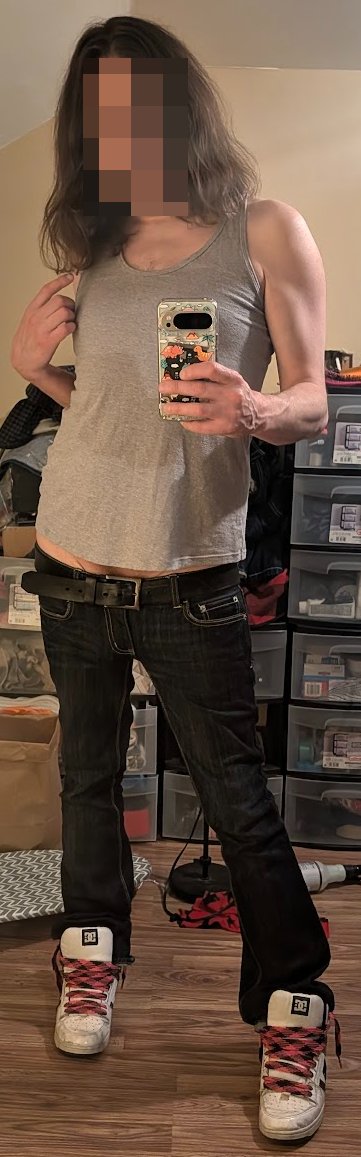 SkankstarX's tweet photo. Complete slut boy i wish a daddy would take advantage of me =^.^=

#crossdressing #guyingirljeans #gaylowrise #gayjeans #gaytightjeans #gayjeansslut #jeansslut #jeanscum https://t.co/ptPzByHNfw