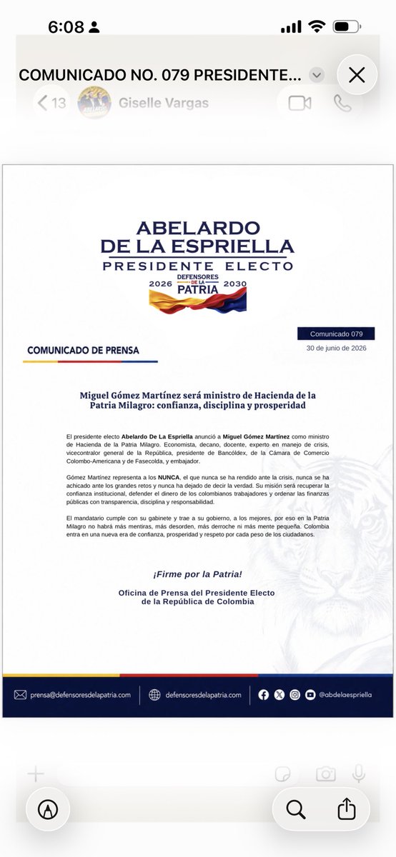 darcyquinnr's tweet photo. Se oficializa nombramiento de Miguel Gómez Martínez como Ministro de Hacienda https://t.co/6XujcQi3Og