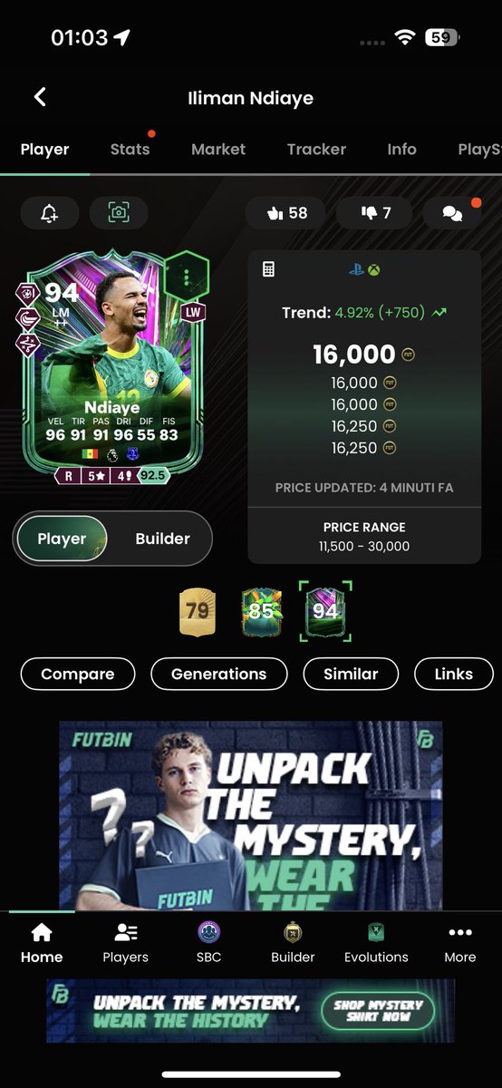 Fc27Trading's tweet photo. Buy This card and Follow For Trading! https://t.co/oolGuey8NX #ultimateteam #eafc26 #fc26 #checcob https://t.co/chBxJMFsCi