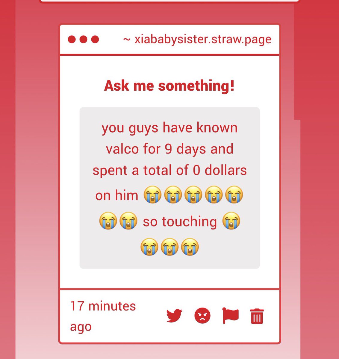 xiababysister's tweet photo. The same amount of time and money your dada spent on you https://t.co/LZ5WHj5xR9