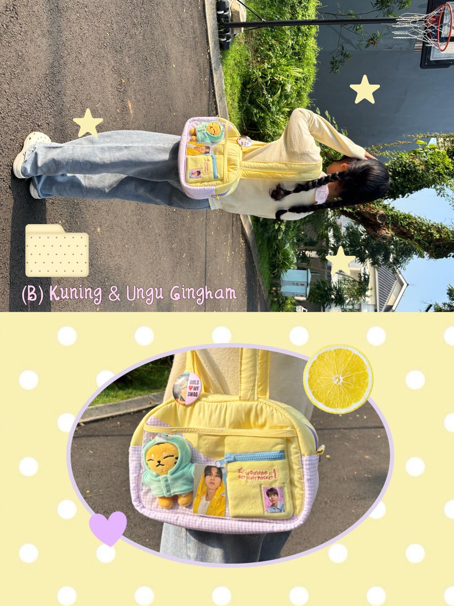 hayjjjj's tweet photo. Type A-D Summer Sorbet Itabag 🍋‍🟩🍇🥝 https://t.co/aPI669HH9O