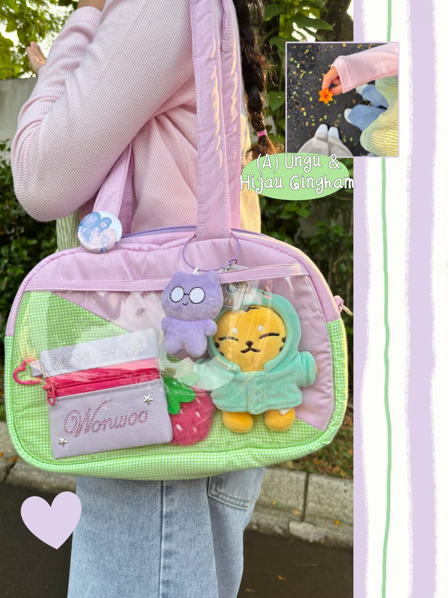 hayjjjj's tweet photo. Type A-D Summer Sorbet Itabag 🍋‍🟩🍇🥝 https://t.co/aPI669HH9O