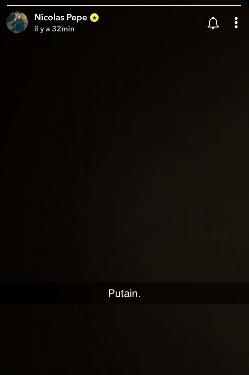 lnstantFoot's tweet photo. La dernière Story Snapchat de Nicolas Pepe… 😕🇨🇮

📲 (Snapchat : np19225) https://t.co/88VRwjD6vs