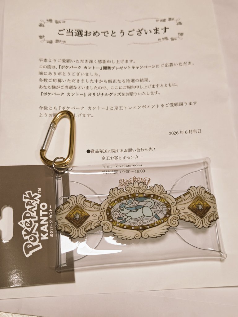 ez_flash's tweet photo. ポケパークカントーのプレゼントキャンペーン当選した✨😍
キャンペーン事務局からの配達で何かと思ってたら素敵なギフトでした🙌

京王さんありがとうございました‼️ https://t.co/kRqTfJZCWC