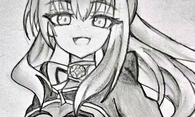 消し跡が残ってしまうくらい 紙にめり込むほど強い力で描いてる私が 表面ツルツルのデジタルをやるとどうなるか。 線がボコボコになります。