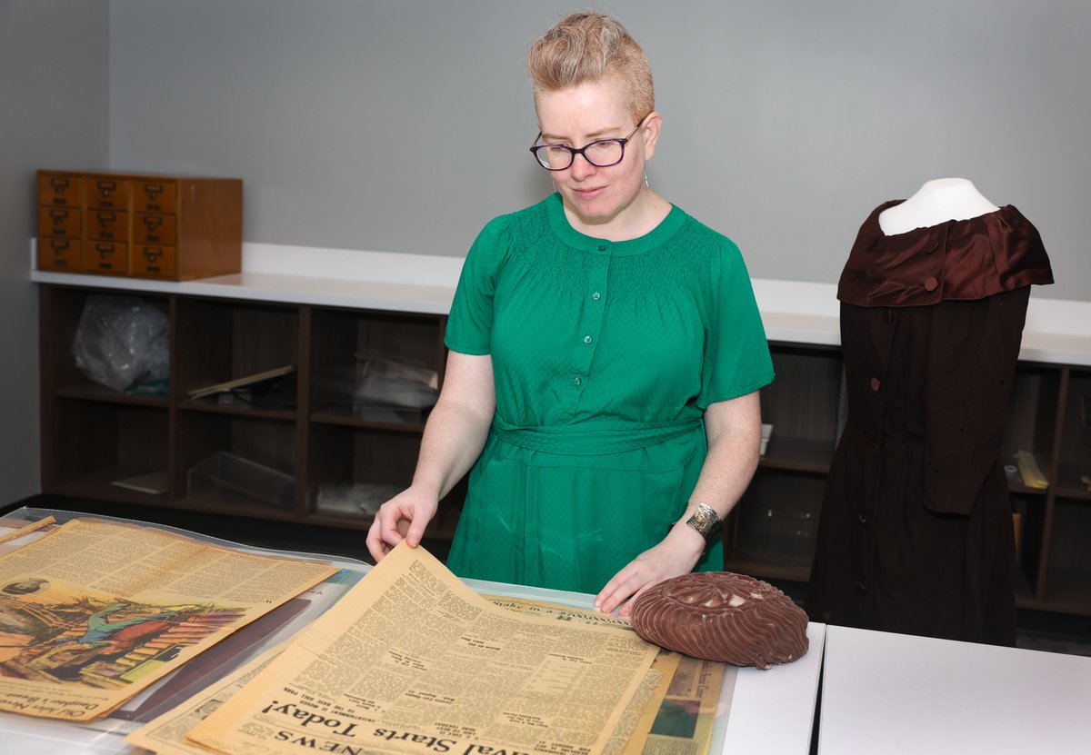 UNKearney's tweet photo. Through a new partnership with the Mari Sandoz Society, significant portions of the organization’s archival collection have been transferred from Chadron State College to UNK’s Calvin T. Ryan Library, where they will be preserved, studied and made accessible to students, scholars and the public.

“We’re not moving a collection; we’re building a future,” said Shannon Smith, president of the Mari Sandoz Society.

FULL STORY: https://t.co/6vOS8JGcff

#PowerOfTheHerd