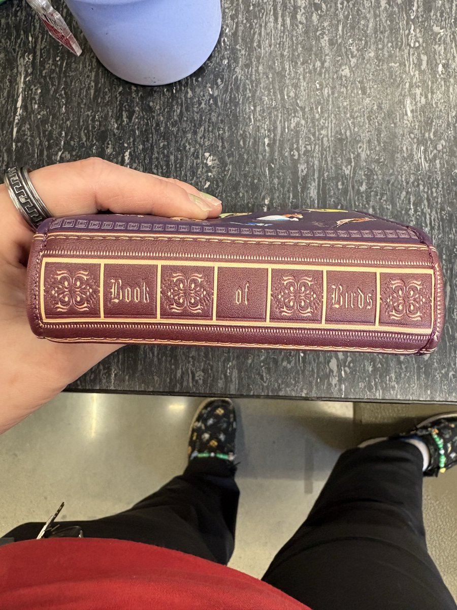 Muted_EXE's tweet photo. look at this bird themed wallet my bestfriend theres so many bords im actually sobbing https://t.co/Dpz3ErJpHi