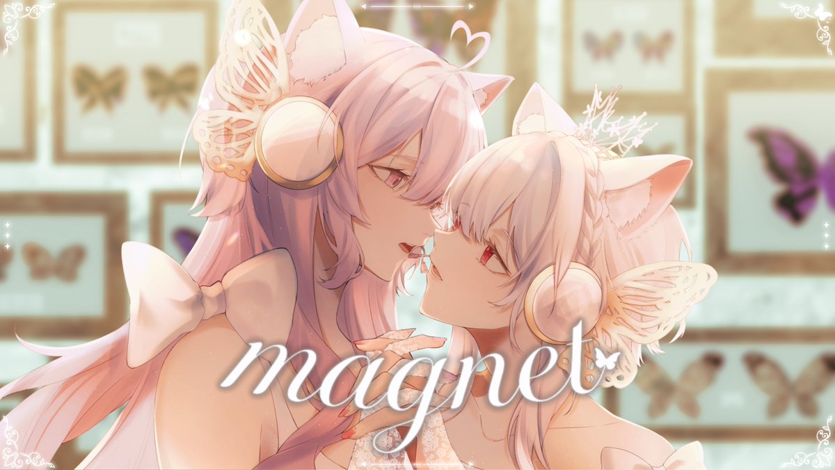 じゃれねこ『2月☆桜×パープル』