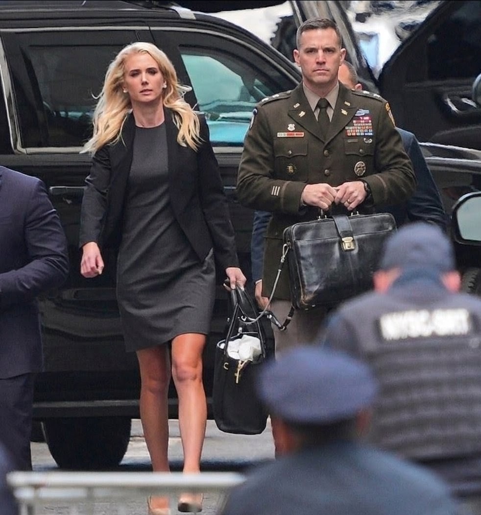 ImpactMovie's tweet photo. @MalcolmNance @sentdefender This is quite the juxtaposition.

The nuclear football and the presidential diaper bag lol. The two most important bags in the world! https://t.co/oHuifDbECc