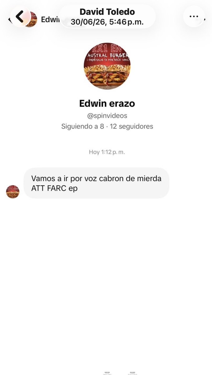 AlvaroUribeVel's tweet photo. Así amenazan a David Toledo en Medellín https://t.co/GO3gZrTdG0