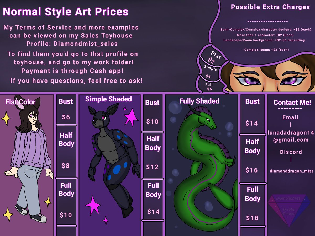 Diamondmist_'s tweet photo. These are open! ^^ https://t.co/8igP2CTtCC