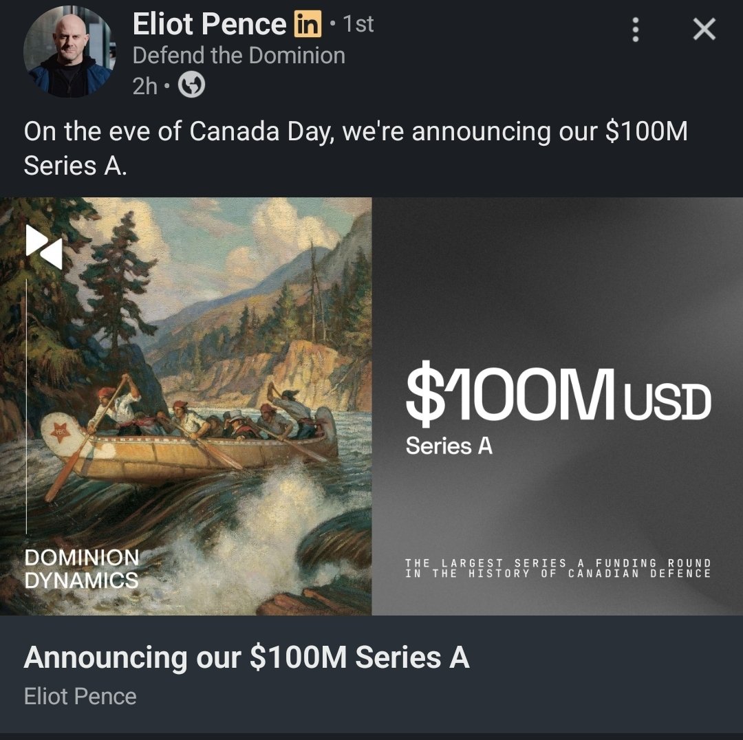 princeboadu's tweet photo. My good friend, @EliotPence, just raised $100M series A for his company @DominionDynamic. Congratulations, bro. Super proud of you. https://t.co/rmIIM538lT