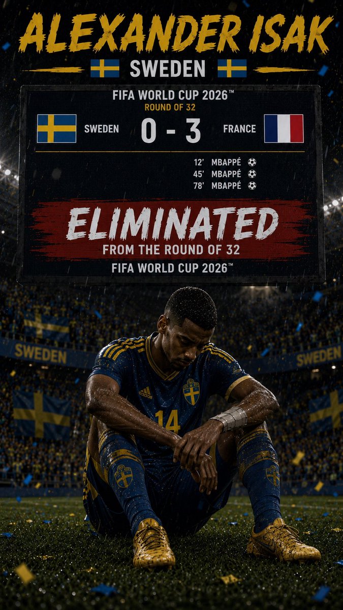 2fass1900's tweet photo. 🚨Hard luck🚨
They were eliminated from the 2026 World Cup

#السويد  
#Sweden

#كأس_العالم2026 | #مونديال2026 | #كأس_العالم
| #FIFAWorldCup2026 | #FIFAWorldCup_العالم2026 | #مونديال2026 | #كأس_العالم
| #FIFAWorldCup2026 | #FIFAWorldCup https://t.co/7kqVjaZEv0