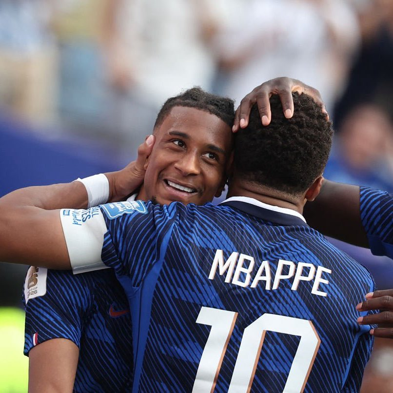 TouchlineX's tweet photo. 🚨 𝗡𝗘𝗪: Real Madrid fans are super excited about wanting Michael Olise on the team.

· They've seen the incredible chemistry Mbappe and Olise have and are blowing up social media with the possibility of the two French attackers playing at Real Madrid.

· The fans have been going crazy asking Florentino Perez to break the bank and go all in for Michael Olise.

· Kylian Mbappe has 6 goals and 2 assists in this tournament, and Michael Olise has 5 assists.