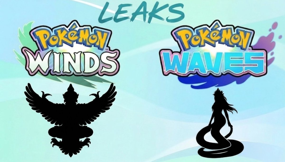 Light_88_'s tweet photo. ⚠️ POTENTIAL LEAK – Pokémon Winds &amp; Waves ⚠️

The box legendaries are reportedly:

🌬️ Pokémon Winds – A Garuda-inspired Legendary.
🌊 Pokémon Waves – A Naga-like mermaid Legendary. https://t.co/vdMCF9YEd7
