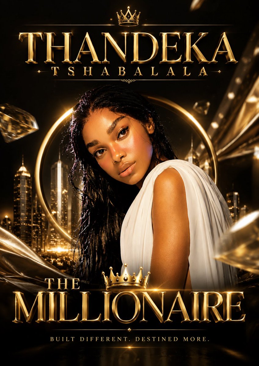 JoshuaNIIQ11799's tweet photo. The crown fits because she earned it.

Confident. Elegant. Unstoppable.

THANDEKA TSHABALALA - THE MILLIONAIRE. 👑✨

MILLIONAIRE THANDEKA 
DAZZLING THALIANS 
#CongratulationsThandeka
#MillionChellaXThalians https://t.co/rdoN3hoObW