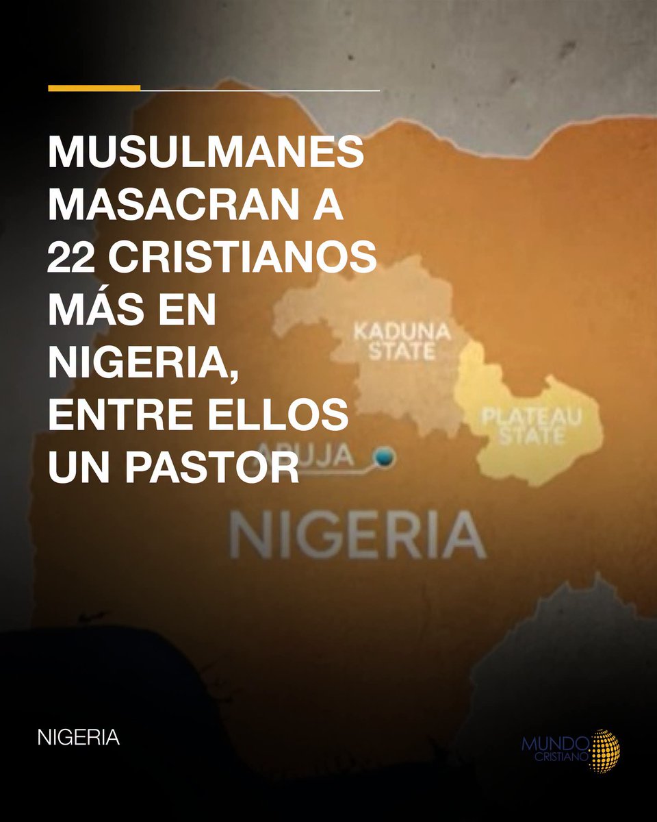 DiosUneSusHijos's tweet photo. Oremos por nuestros hermanos de Nigeria. 🙏😭 https://t.co/1Pm4DDZiew