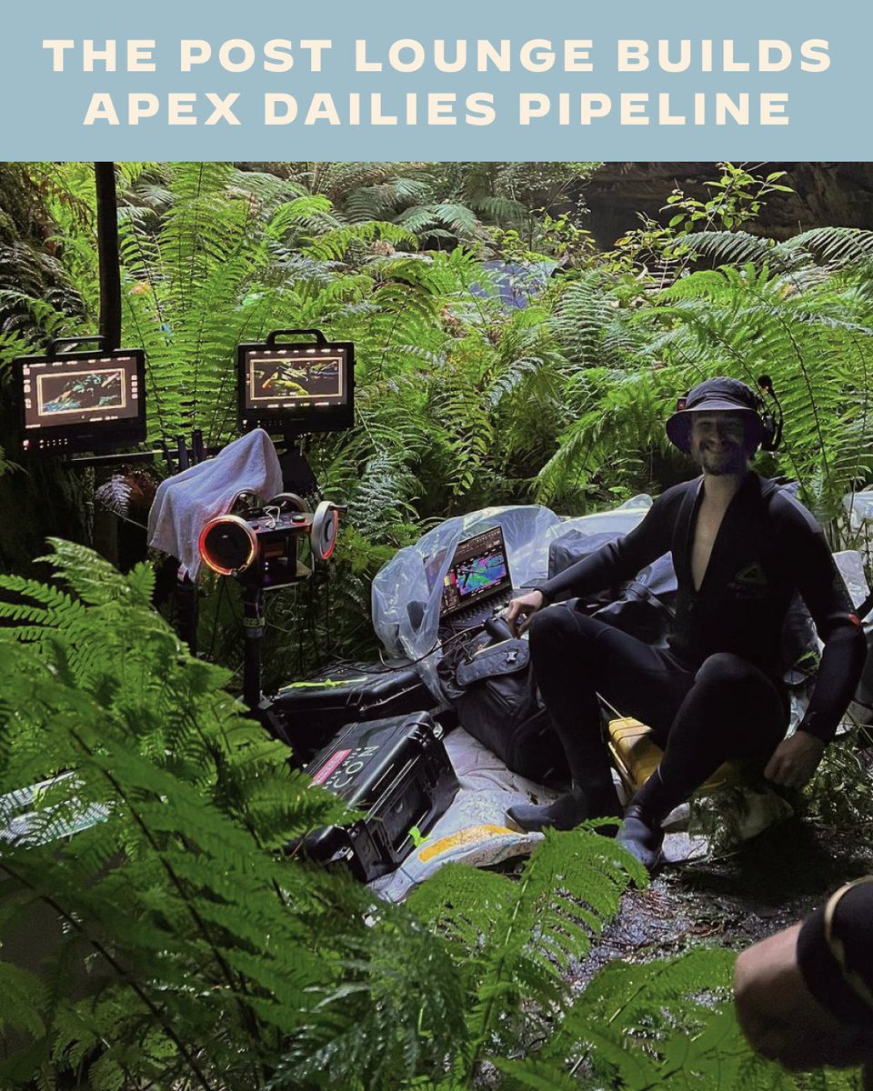 ausfilm's tweet photo. ALWAYS ON TIME ⏱️

Responsible for the dailies on @netflix's Apex, @thepostlounge processed large quantities of metadata and engineered a 24-hour pipeline to keep footage moving from remote NSW editorial teams across three continents.

FULL STORY 🪢 https://t.co/7tiEc4ZOsq https://t.co/r86h6LT06b