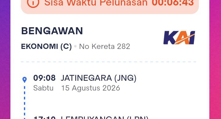 postuulat's tweet photo. Min, utk proses refund yg saldonya udah kepotong tapi tiketnya ga ada sama sekali itu bisa dilakuin di Stasiun Jatinegara langsung ga ya? Aku mau lgsg ke stasiunnya aja Min
@KAI121 https://t.co/PaIksZ7ow4