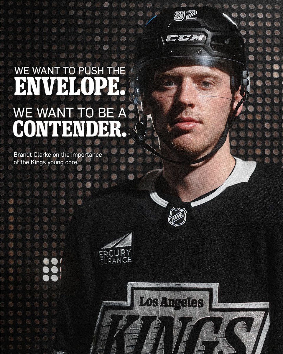 LAKings's tweet photo. The young guys are ready to take the next step 📈

Watch Clarkie's full avail after signing a 5-year extension 📲 https://t.co/XZmAtvBLHT https://t.co/raMvXQXMxz