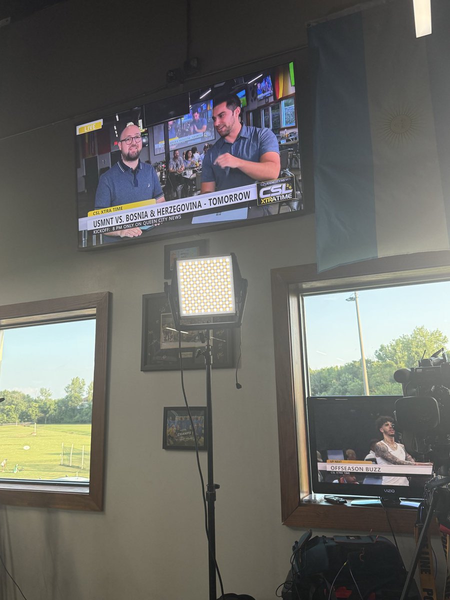 Ramos019's tweet photo. Wrapping up today’s World Cup Round of 32 games with @Jellis1016 and previewing Mexico vs Ecuador. Live on @CSLonQCN https://t.co/qZoKslQeeg