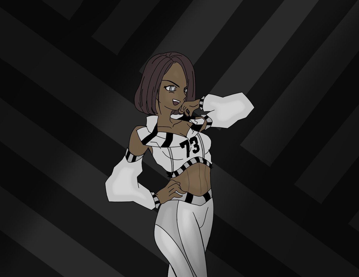 Mistic_RBLX's tweet photo. I've been summon yet again to show my latest drawing. Of course it's for my lovely bestie @MultiSylvie. It's her character in the game she plays now!^^ https://t.co/CdB8jxjynO