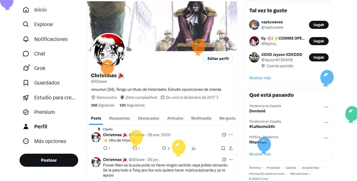 JDlawe's tweet photo. felícitenme todos por haberme convertido en una cuenta dedicada exclusivamente a hablar de detlalunes https://t.co/zKDkZD12jz