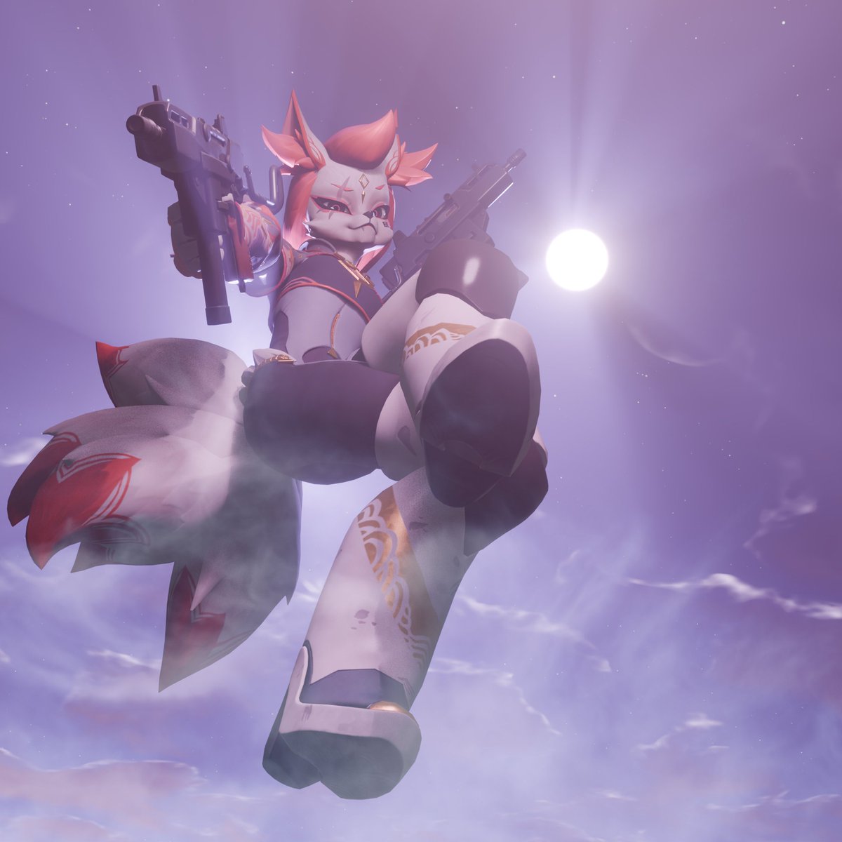 bunnyvivv's tweet photo. Wild kitsune on the hunt!

#kimiko #kimikofivetails #fortnite #fortniteart

Use code 'bunnyviv' to support me! <3
#EpicPartner https://t.co/Qxyp3F0v6W