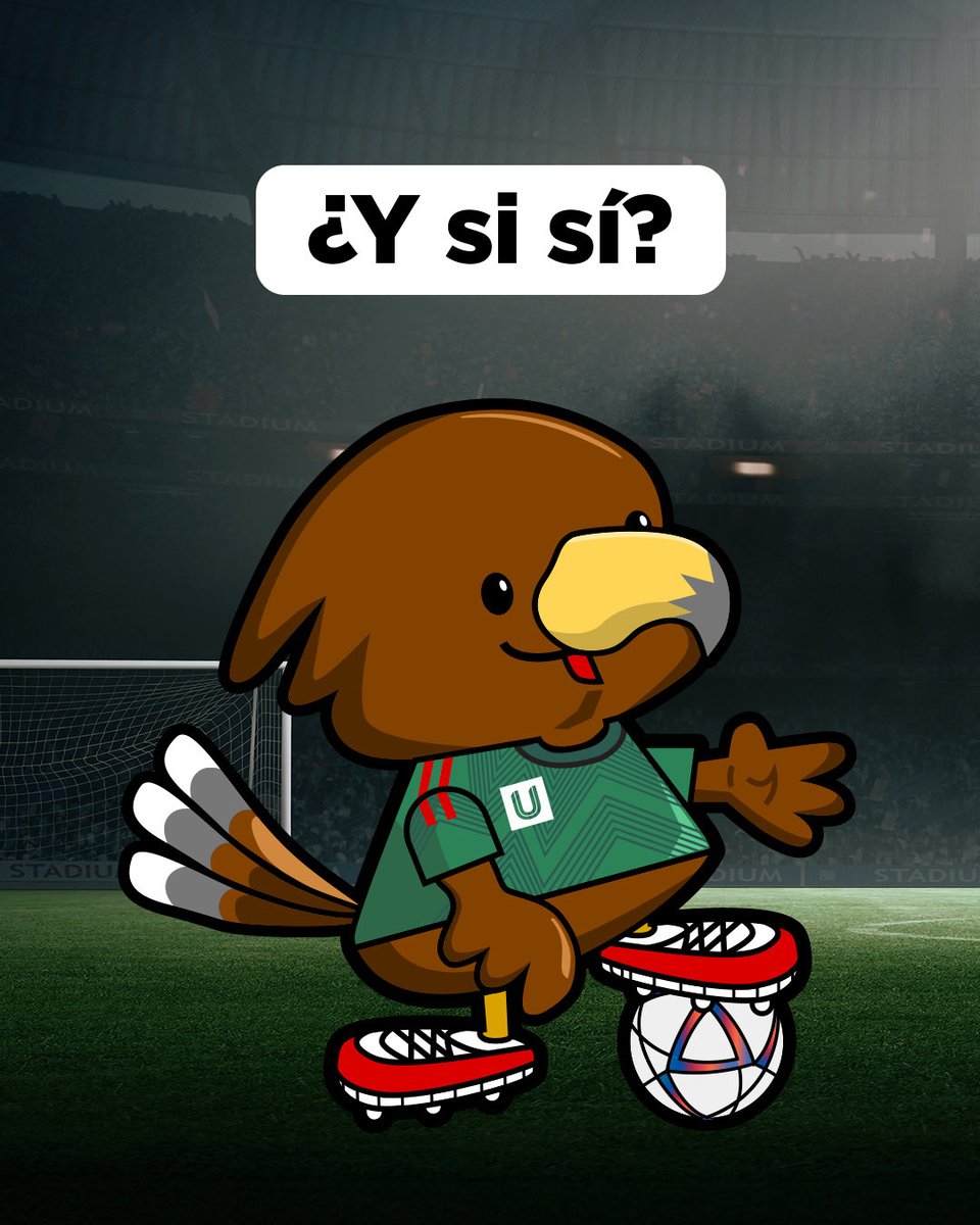 UPAEP's tweet photo. ¿Y si sí? ⚽️🇲🇽
Este es el año de creer, apoyar y soñar en grande… y Brumildo lo sabe. ✨🦅
#UPAEP #SeTrataDeTi https://t.co/6laYDKDTqt