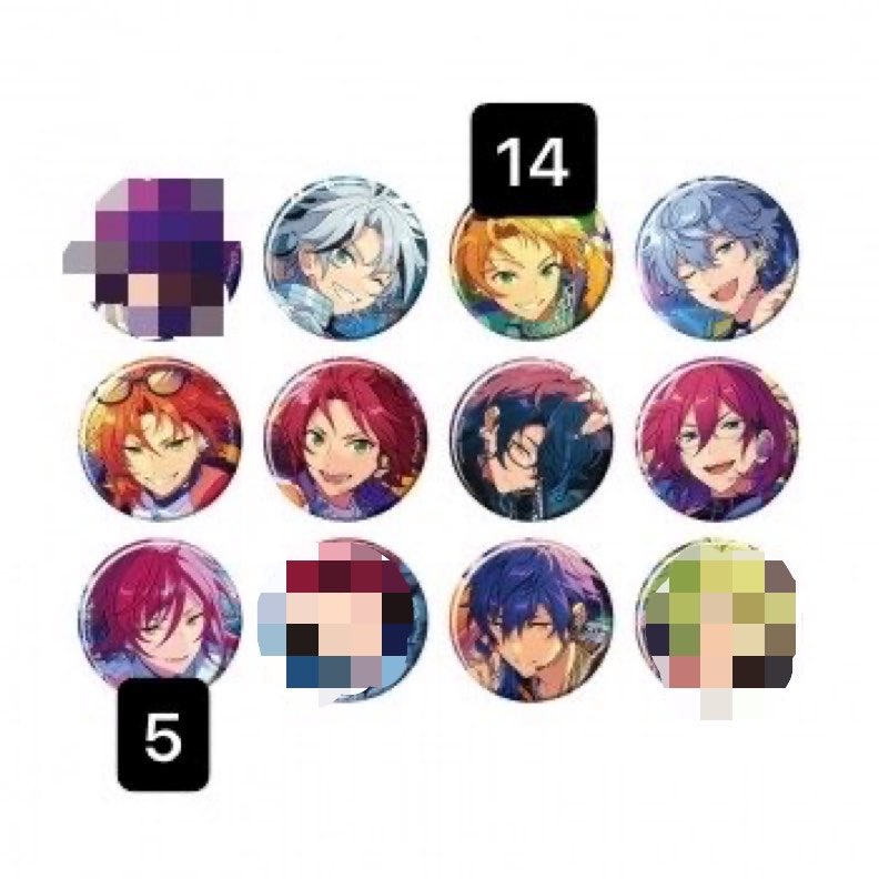 nokkynokky_2's tweet photo. 【譲渡交換】あんスタ コレクション缶バッジ コレ缶 Jun idol15予約済

提供:レオつむぎ滝真緒茨真泉夏目 記載なし各15
求め:ジュンor定価＋送料
譲渡は先払い可能な方🙆‍♀️

気軽にお声掛けお願いしますm(_ _)m https://t.co/fzFtR0ElIb