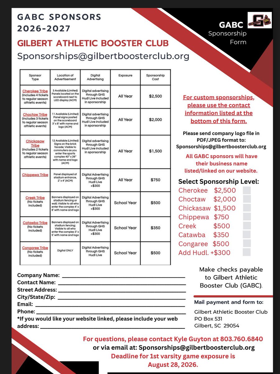 GABC_Indians's tweet photo. For the early planners 
Our membership and sponsorship forms are available. For memberships you can simply just use the QR code.
Visit our website https://t.co/x02pWtyGO1 to download or print the forms.
Have a wonderful 4th of July 🇺🇸
Email : info@gilbertboosterclub.org https://t.co/td4fQELPFg