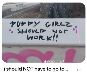 bsdtales's tweet photo. at a certain point Calling yourself a useless (puppy)girl who shouldnt work is misogynistic again https://t.co/CsMdwjWFrj