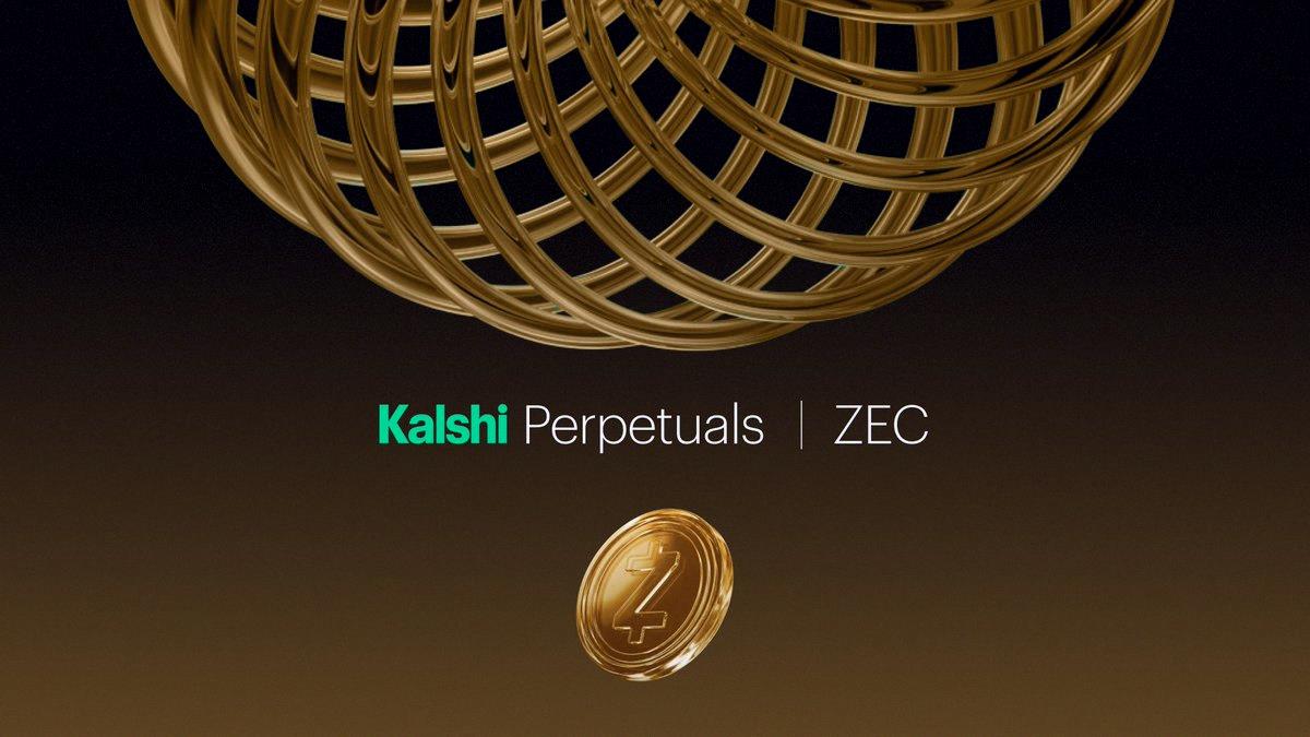 valkyrie0328's tweet photo. ZECのパーペチュアルがいよいよ取引開始だよ。Zcashで初の米国規制対応パーペチュアル。取引はKalshiだけ。 https://t.co/aOFW6LslFH